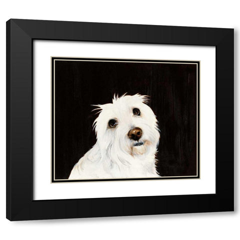 Ruby Black Modern Wood Framed Art Print with Double Matting by Ducklow, Patsy