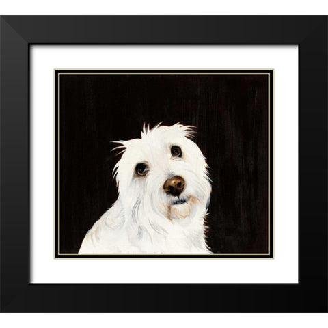Ruby Black Modern Wood Framed Art Print with Double Matting by Ducklow, Patsy