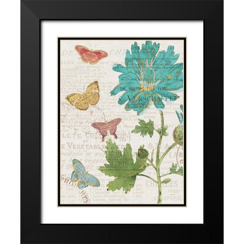 Bookshelf Botanical XII Black Modern Wood Framed Art Print with Double Matting by Pertiet, Katie