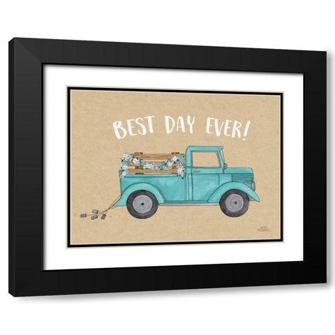 Loads of Love II Black Modern Wood Framed Art Print with Double Matting by Marshall, Laura