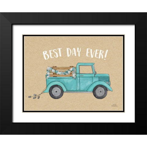 Loads of Love II Black Modern Wood Framed Art Print with Double Matting by Marshall, Laura