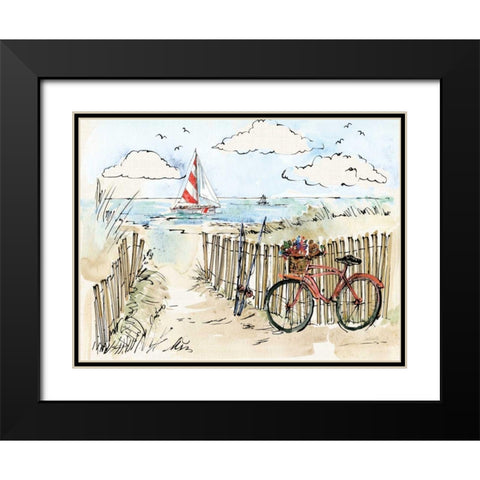 Coastal Catch VI Black Modern Wood Framed Art Print with Double Matting by Tavoletti, Anne