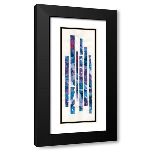 Ribbons of Jewels I Black Modern Wood Framed Art Print with Double Matting by Rhue, Piper
