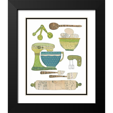 Cook Kitchen I Black Modern Wood Framed Art Print with Double Matting by Prahl, Courtney
