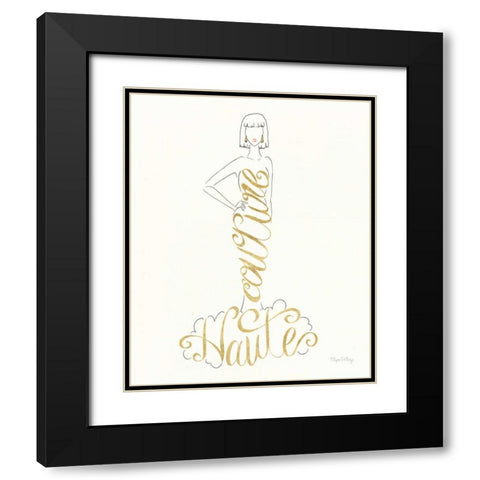 Stylish Sayings IV Black Modern Wood Framed Art Print with Double Matting by DeNeige, Elyse