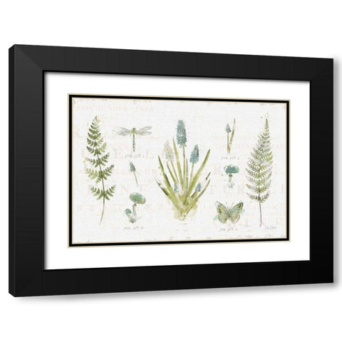 In the Forest I Crop Black Modern Wood Framed Art Print with Double Matting by Pertiet, Katie