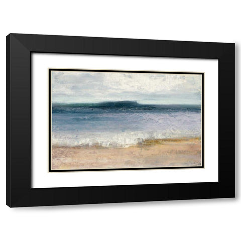 Indigo Isle Black Modern Wood Framed Art Print with Double Matting by Purinton, Julia