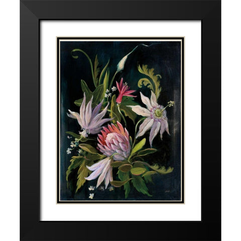 Flower Show I Black Modern Wood Framed Art Print with Double Matting by Purinton, Julia