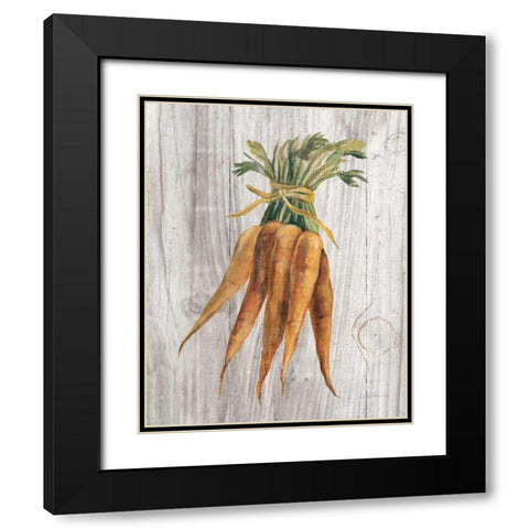 Market Vegetables I Black Modern Wood Framed Art Print with Double Matting by Vassileva, Silvia