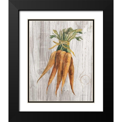Market Vegetables I Black Modern Wood Framed Art Print with Double Matting by Vassileva, Silvia