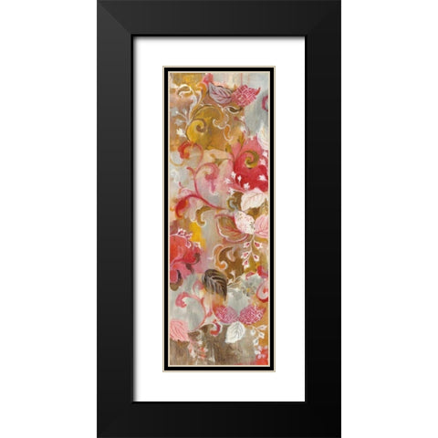 Gypsy Dream II Black Modern Wood Framed Art Print with Double Matting by Nai, Danhui