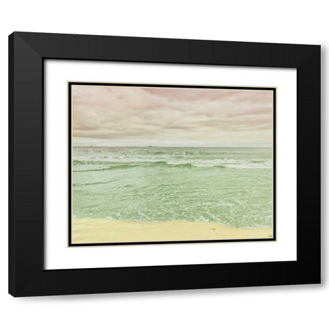Beach Tricolor Black Modern Wood Framed Art Print with Double Matting by Bevan, Keri