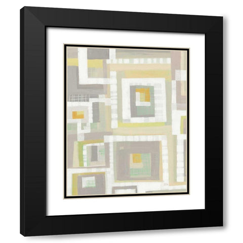Harbor Windows VII Black Modern Wood Framed Art Print with Double Matting by Averinos, Melissa