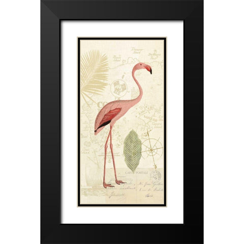 Floridian I Panel Black Modern Wood Framed Art Print with Double Matting by Pertiet, Katie