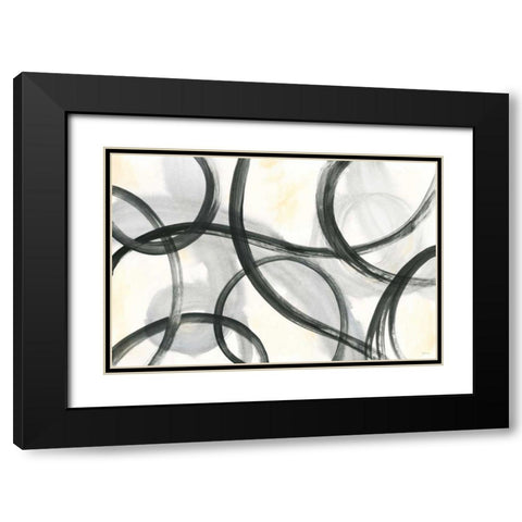 Junctions Black Modern Wood Framed Art Print with Double Matting by Schlabach, Sue