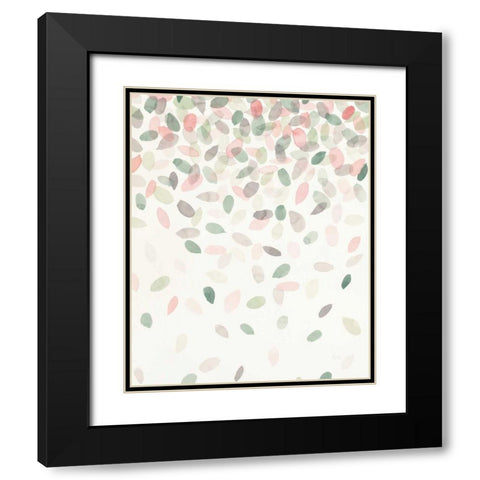 Spring Cascade I Black Modern Wood Framed Art Print with Double Matting by Marshall, Laura