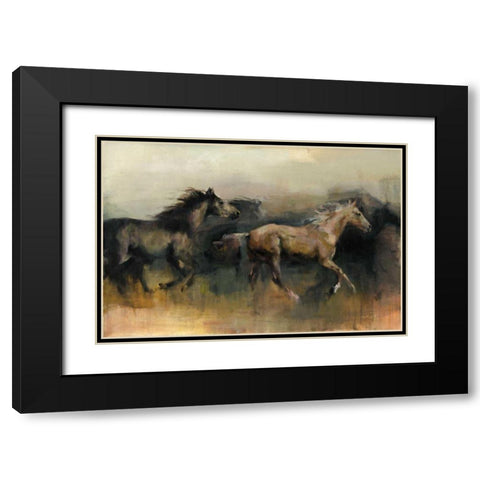 Roaming the West Black Modern Wood Framed Art Print with Double Matting by Hageman, Marilyn