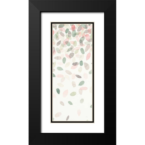 Spring Cascade III Black Modern Wood Framed Art Print with Double Matting by Marshall, Laura