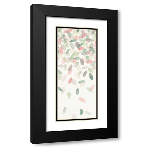 Spring Cascade IV Black Modern Wood Framed Art Print with Double Matting by Marshall, Laura