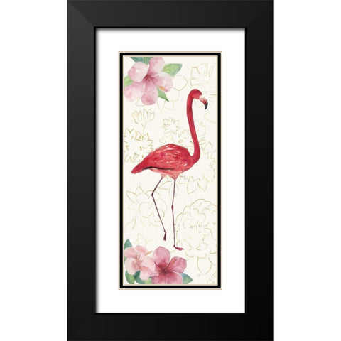 Tropical Fun Bird VI Black Modern Wood Framed Art Print with Double Matting by Sussman, Harriet
