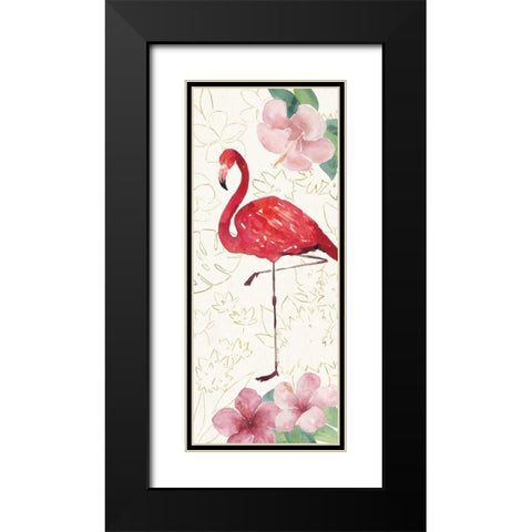 Tropical Fun Bird VII Black Modern Wood Framed Art Print with Double Matting by Sussman, Harriet