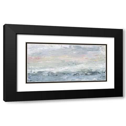 Gazing Out Black Modern Wood Framed Art Print with Double Matting by Adams, Sarah