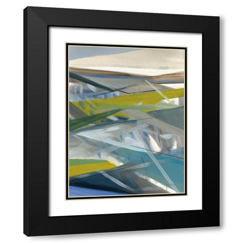 Reaching Forward SP Black Modern Wood Framed Art Print with Double Matting by Maye, Jo