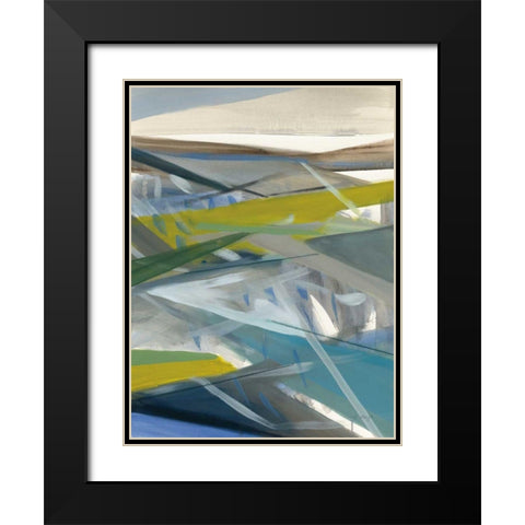 Reaching Forward SP Black Modern Wood Framed Art Print with Double Matting by Maye, Jo