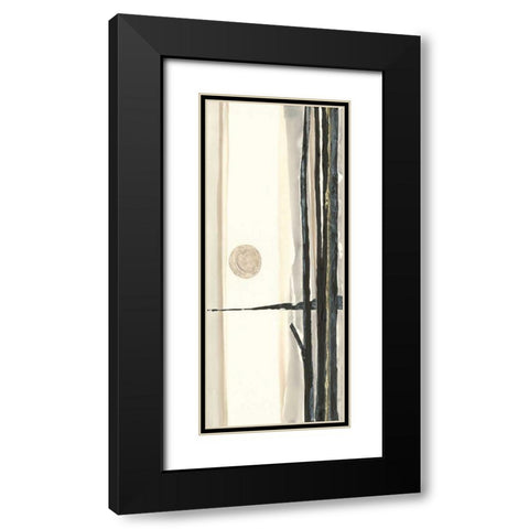 Through the Trees III Black Modern Wood Framed Art Print with Double Matting by Paschke, Chris