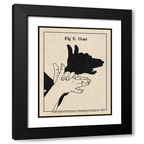 The Art of Shadows VIII Black Modern Wood Framed Art Print with Double Matting by Urban, Mary