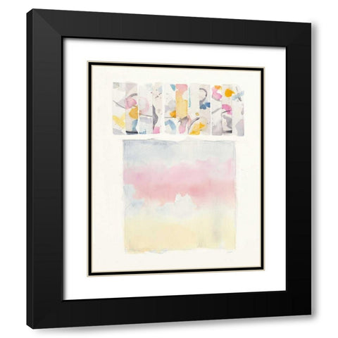 Day Dream Watercolor Black Modern Wood Framed Art Print with Double Matting by Schick, Mike