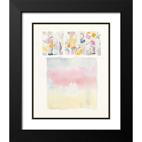 Day Dream Watercolor Black Modern Wood Framed Art Print with Double Matting by Schick, Mike