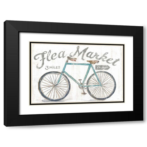 White Barn Flea Market I Black Modern Wood Framed Art Print with Double Matting by Schlabach, Sue