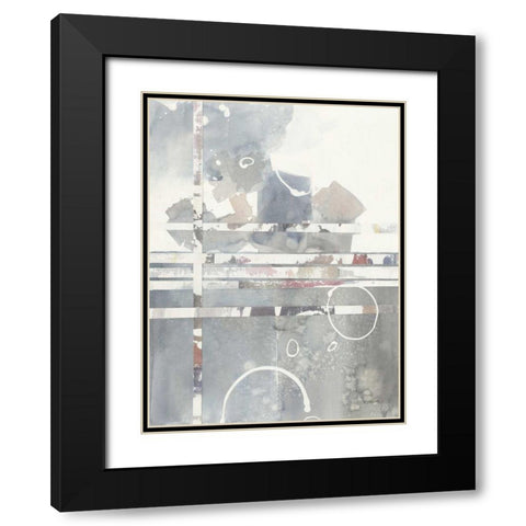 Inbound Traffic Black Modern Wood Framed Art Print with Double Matting by Schick, Mike