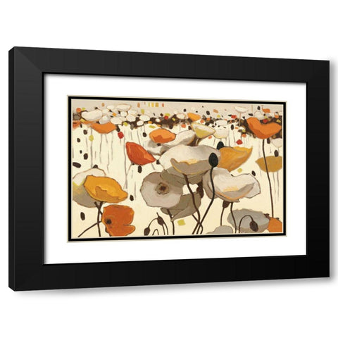 Neutrality Black Modern Wood Framed Art Print with Double Matting by Novak, Shirley