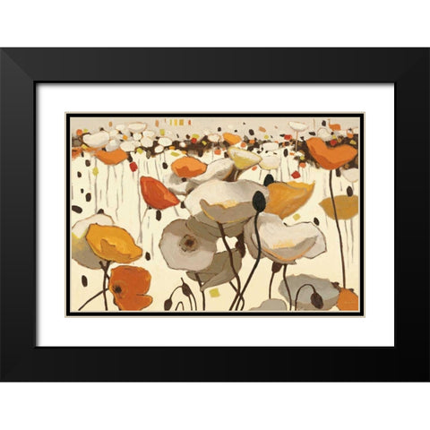 Neutrality Black Modern Wood Framed Art Print with Double Matting by Novak, Shirley