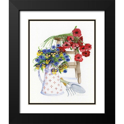 Down Home I Black Modern Wood Framed Art Print with Double Matting by McKenna, Kathleen Parr
