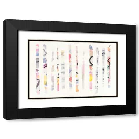 Candy Bars Black Modern Wood Framed Art Print with Double Matting by Schick, Mike