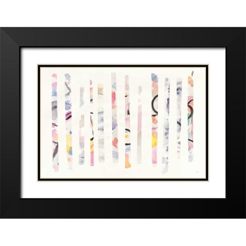 Candy Bars Black Modern Wood Framed Art Print with Double Matting by Schick, Mike