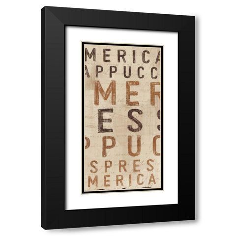 Coffee and Co Step 04B II Black Modern Wood Framed Art Print with Double Matting by Penner, Janelle