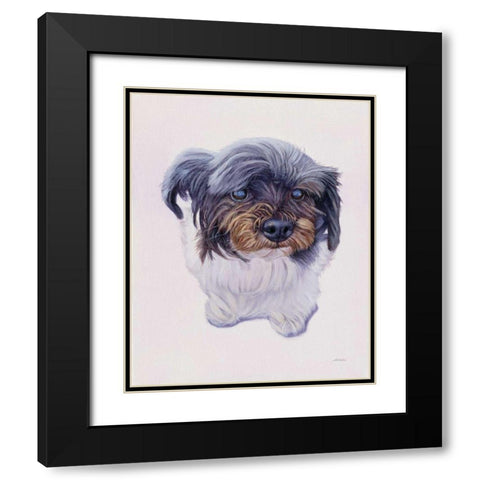 McCoy Black Modern Wood Framed Art Print with Double Matting by Ruby, James