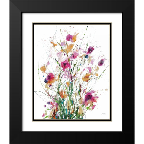 Hidden on White Crop Black Modern Wood Framed Art Print with Double Matting by Griggs, Jan