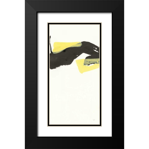Minimal Panel I Black Modern Wood Framed Art Print with Double Matting by Paschke, Chris