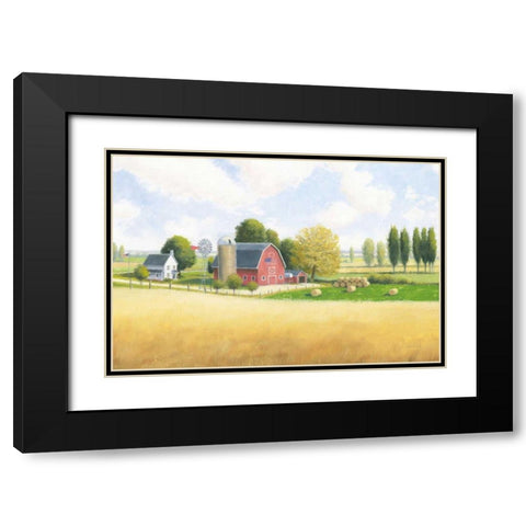 Land of the Brave Black Modern Wood Framed Art Print with Double Matting by Wiens, James