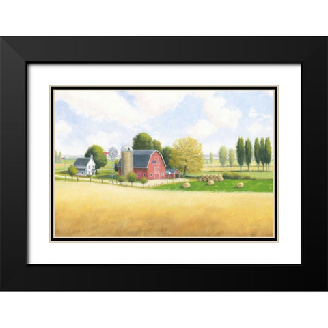 Land of the Brave Black Modern Wood Framed Art Print with Double Matting by Wiens, James