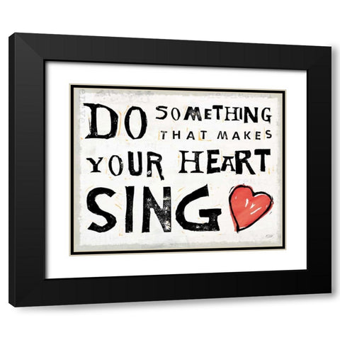 Live to the Fullest IX Black Modern Wood Framed Art Print with Double Matting by Day, Kellie