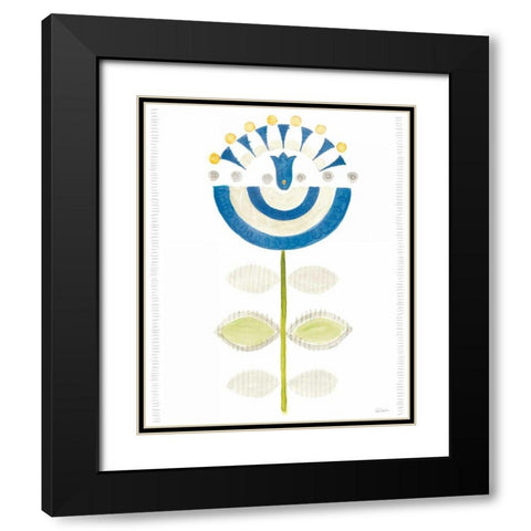 Hygge Flowers III Black Modern Wood Framed Art Print with Double Matting by Schlabach, Sue