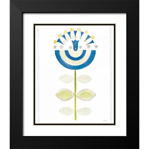 Hygge Flowers III Black Modern Wood Framed Art Print with Double Matting by Schlabach, Sue