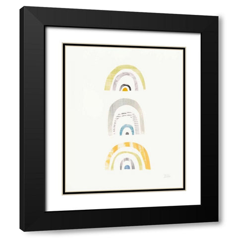 Mod Neutrals III Black Modern Wood Framed Art Print with Double Matting by Averinos, Melissa