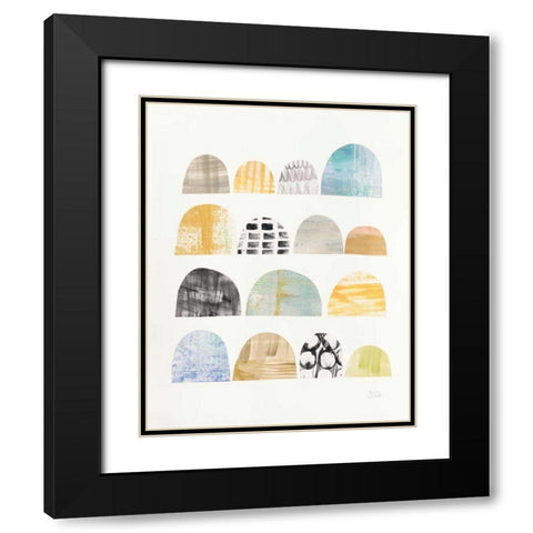 Mod Neutrals IV Black Modern Wood Framed Art Print with Double Matting by Averinos, Melissa